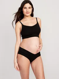Maternity Low-Rise Bikini Underwear 2-Pack - Black Jack — view 3
