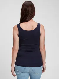 Maternity Modern Tank Top - Dark night — view 2