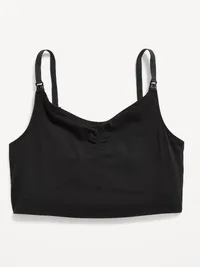 Maternity Nursing Brami Top - Black Jack — view 4