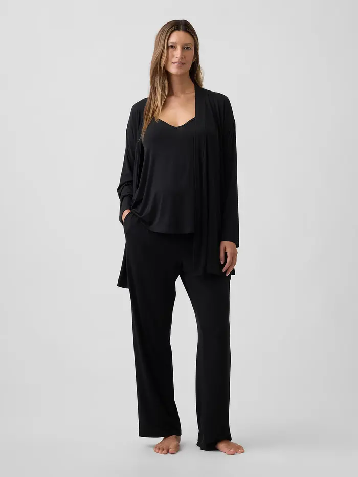 Maternity Softest Modal 3-Piece Set - Black