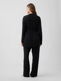 Maternity Softest Modal 3-Piece Set - Black — view 2