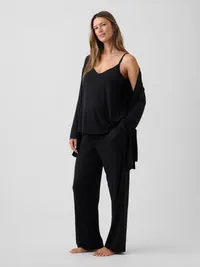 Maternity Softest Modal 3-Piece Set - Black — view 3