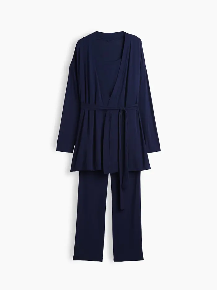 Maternity Softest Modal 3-Piece Set - Navy uniform