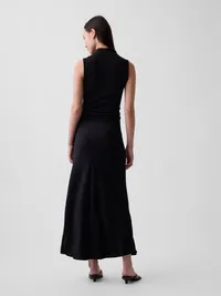 Maxi Slip Skirt - True black — view 2