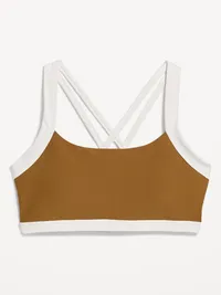 Medium Support PowerSoft Sports Bra - Sycamore Bark — view 3