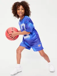 Mesh Performance Shorts for Boys - Bluer Than Blue — view 3