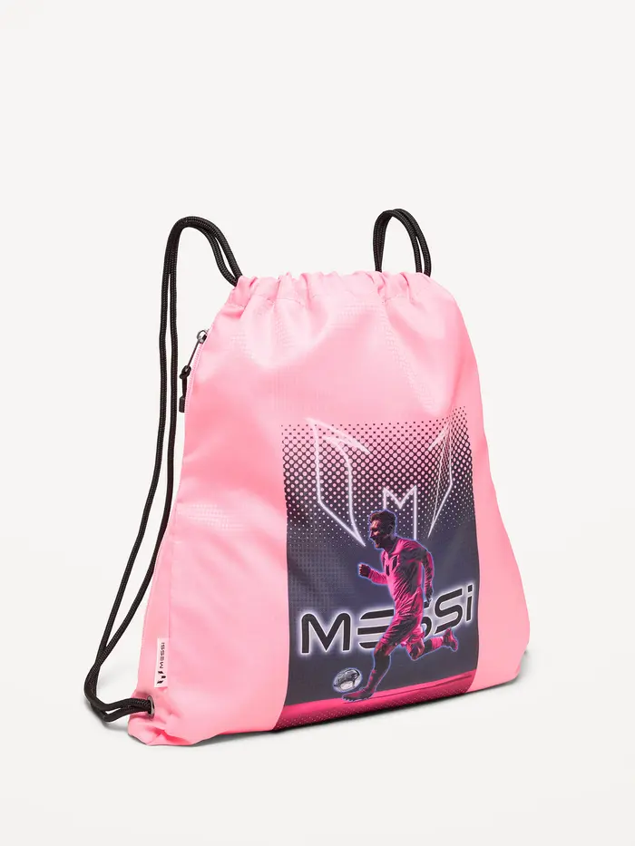 Messi™ Drawstring Bag for Kids - Super Pink