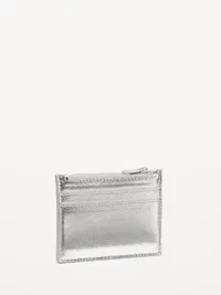 Metallic Card Holder - Silver — view 2