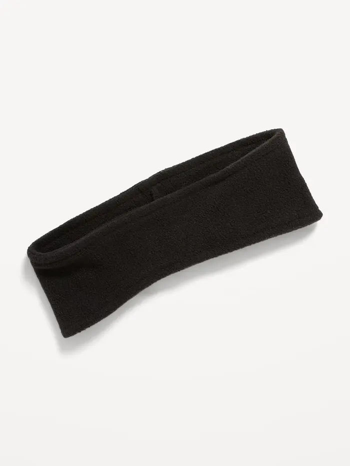 Microfleece Headband - Black Jack