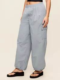 Mid-Rise Adjustable Active Woven Utility Pants - Shooting Star — view 5