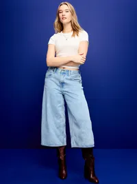 Mid-Rise Baggy Culottes - Amelia — view 4