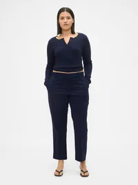 Mid Rise Khakis - Navy blue night — view 5
