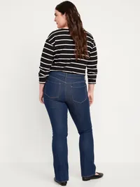 Mid-Rise Wow Boot-Cut Jeans - Dark Wash — view 5