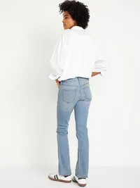 Mid-Rise Wow Boot-Cut Jeans - Light Wash — view 3