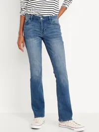 Mid-Rise Wow Boot-Cut Jeans - Medium Wash — view 2