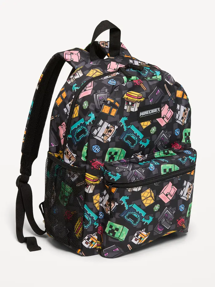 Minecraft™ Canvas Backpack for Kids - Black Jack