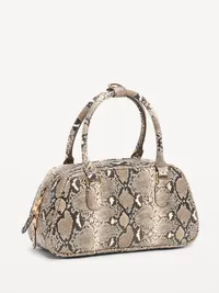 Mini Bowler Bag - Snake — view 3