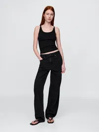 Modern Crop Cami - Black — view 2