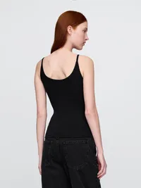 Modern Crop Cami - Black — view 3