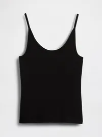 Modern Crop Cami - Black — view 4