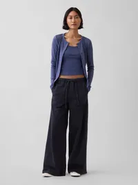 Modern Crop Cami - Sargassus blue — view 2