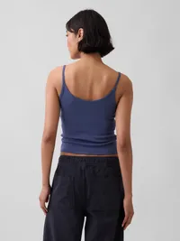 Modern Crop Cami - Sargassus blue — view 3