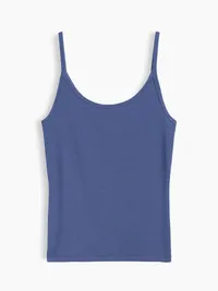 Modern Crop Cami - Sargassus blue — view 4
