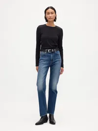 Modern Crop T-Shirt - Black — view 2