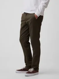 Modern Slim Khakis - Bamboo green — view 3