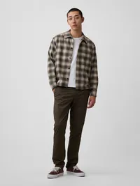 Modern Slim Khakis - Bamboo green — view 5