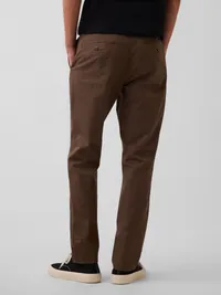 Modern Slim Khakis - Medium cool brown — view 4