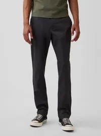 Modern Slim Khakis - Soft black — view 2