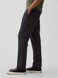 Modern Slim Khakis - Soft black — view 3