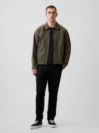 Modern Slim Khakis - True black — view 2