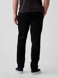 Modern Slim Khakis - True black — view 4
