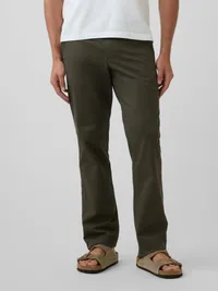 Modern Straight Khakis - Bamboo green — view 2