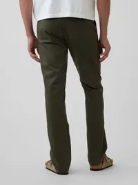 Modern Straight Khakis - Bamboo green — view 4