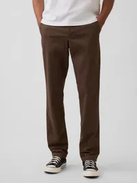 Modern Straight Khakis - Cool brown — view 2
