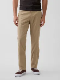 Modern Straight Khakis - Khaki — view 2