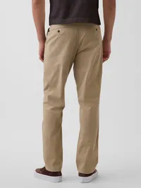 Modern Straight Khakis - Khaki — view 4