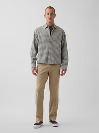 Modern Straight Khakis - Khaki — view 5