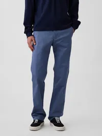 Modern Straight Khakis - Peal blue — view 2