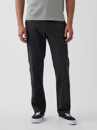 Modern Straight Khakis - Soft black — view 2
