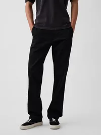 Modern Straight Khakis - True black — view 2