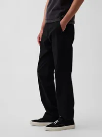 Modern Straight Khakis - True black — view 3