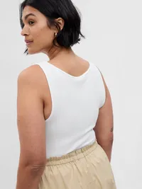 Modern Tank Top - Fresh white — view 5