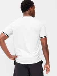 Modern Tech Ringer T-Shirt - Calla Lily White — view 2