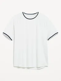 Modern Tech Ringer T-Shirt - Calla Lily White — view 4