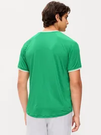 Modern Tech Ringer T-Shirt - Green Mangrove — view 2