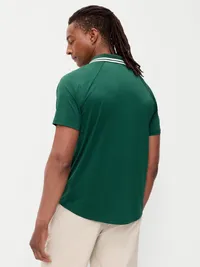 Modern Tech Zip Polo - Plant Life — view 2